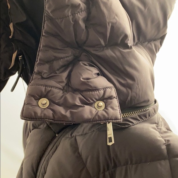 Burberry Brit black diamond quilted down coat with hood XL - Picture 6 of 11